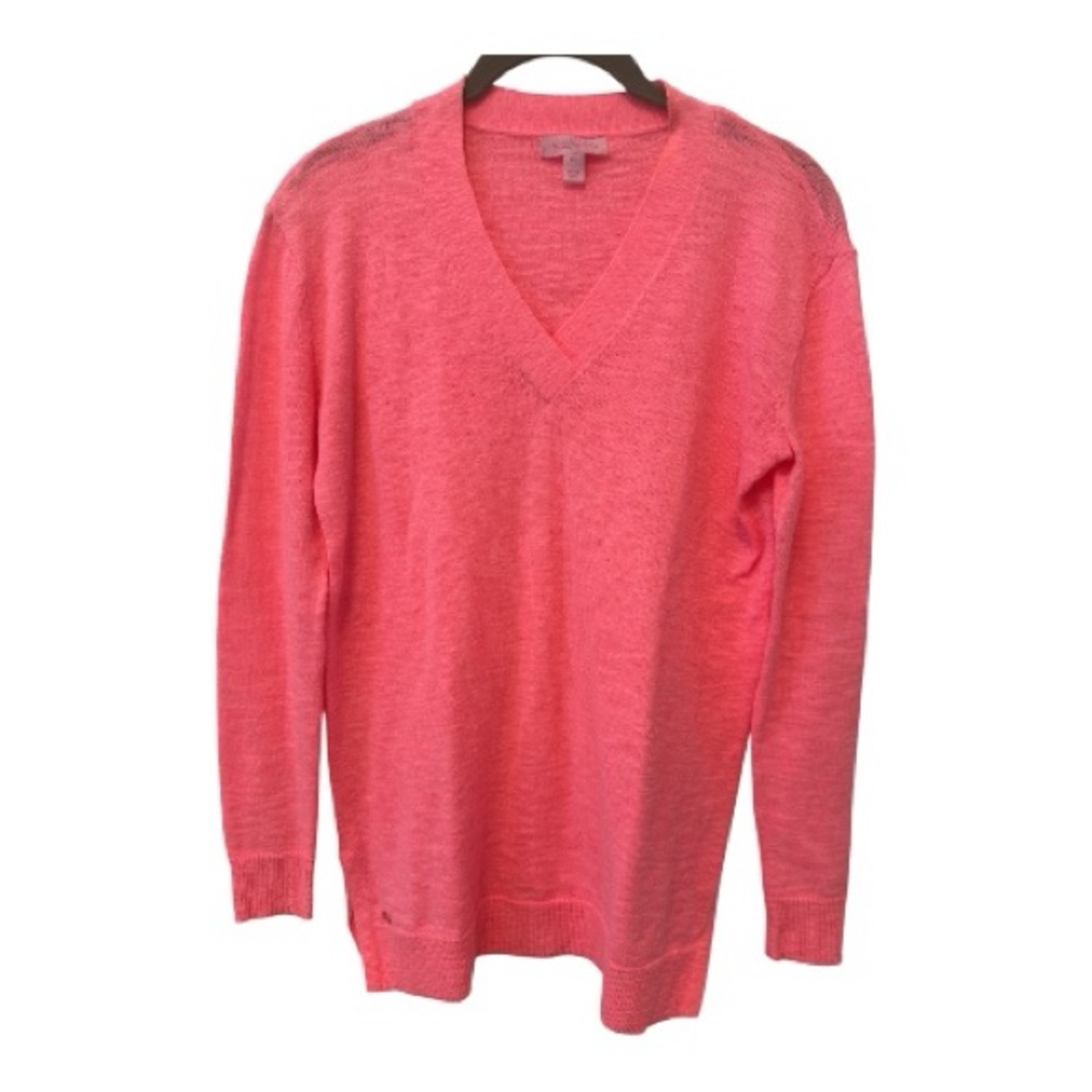 Lilly Pulitzer Pullover V Neck Fine Knit Sweater XS